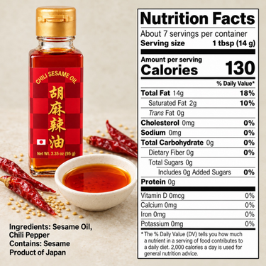 Chili Sesame Oil Traditional Layu Rayu