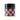 Black and pink checkered tin container with gold Japanese characters and a small Japanese flag, holding HIME - Ceremonial Grade 40g Japanese matcha powder.