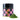 HIME - Ceremonial Grade 40g container of Japanese matcha powder with pink and black checkered design alongside a small mound of vibrant green matcha powder.